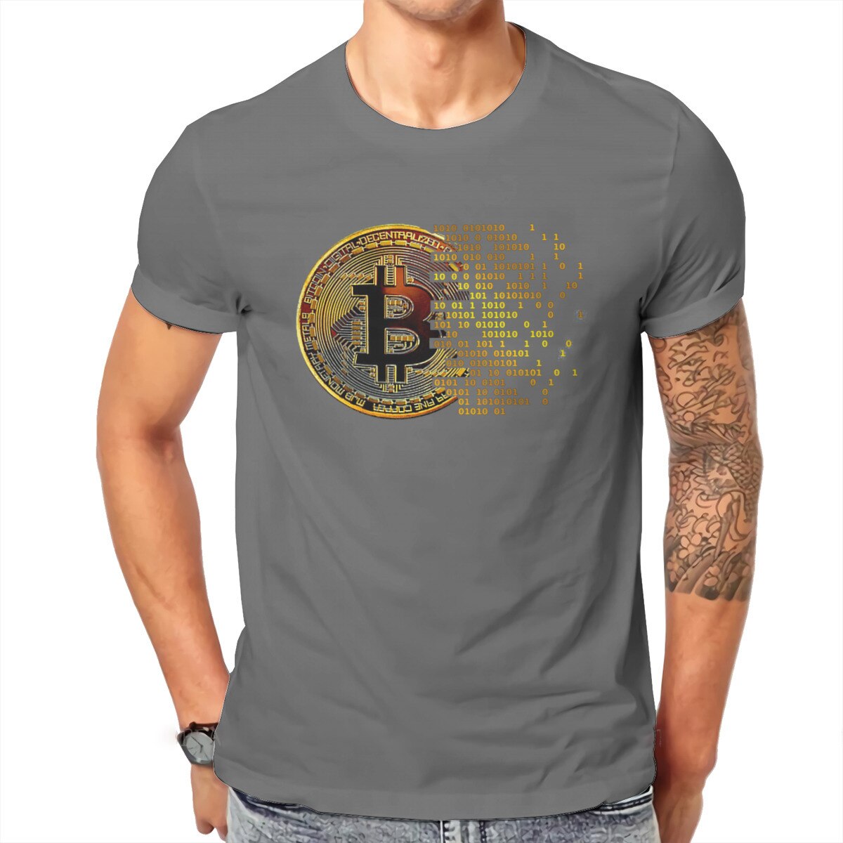 Bitcoin T -shirt Classic Graphics