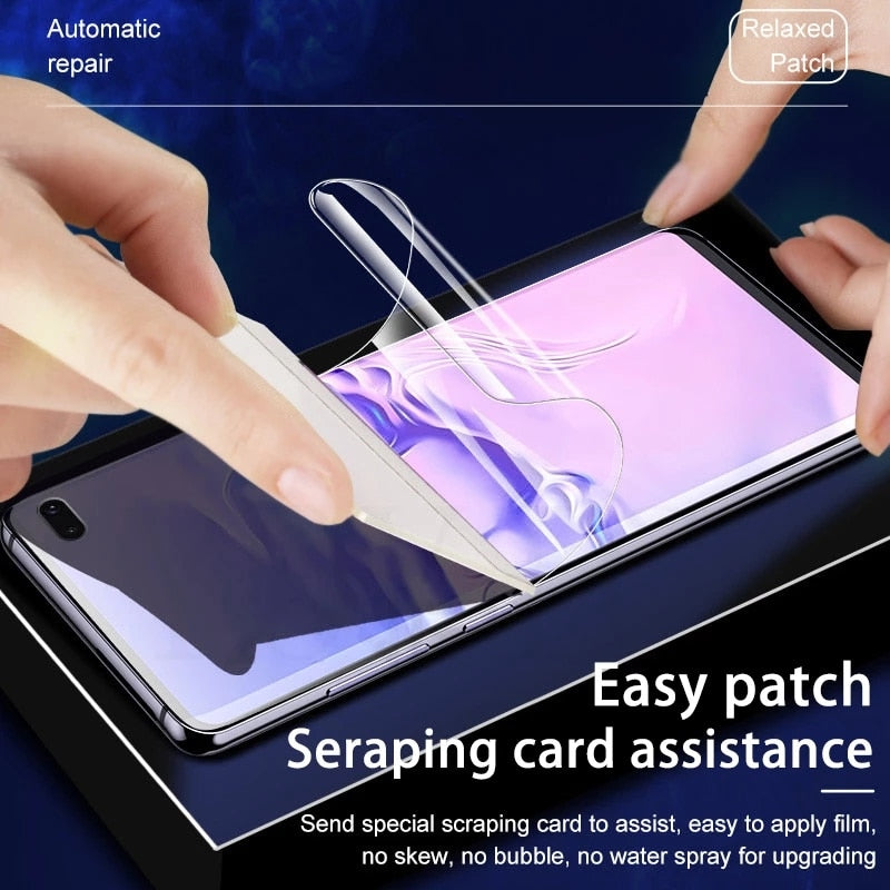 4Pcs Hydrogel Film Screen Protector For Samsung