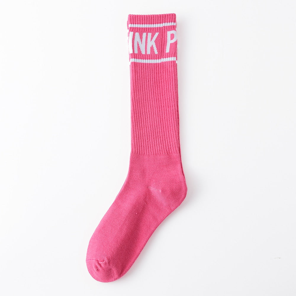 Pink Long Socks