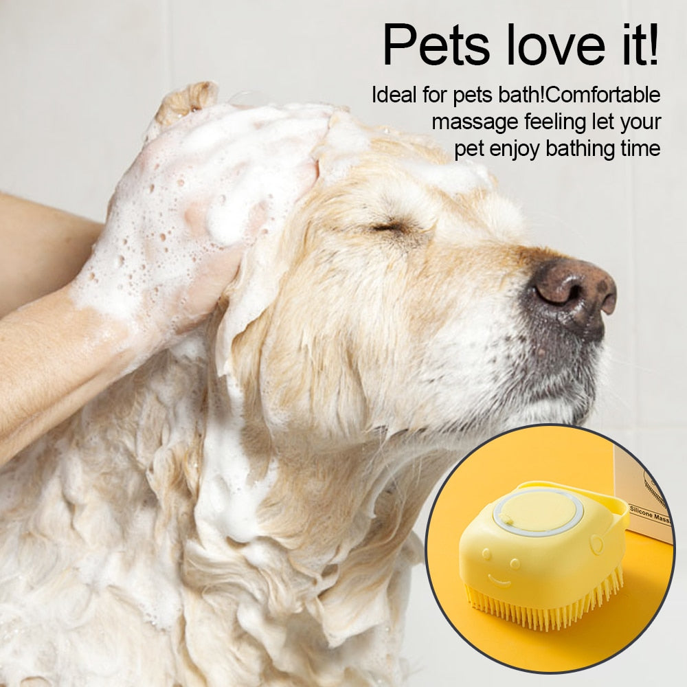 Pet Massager Bath Brush