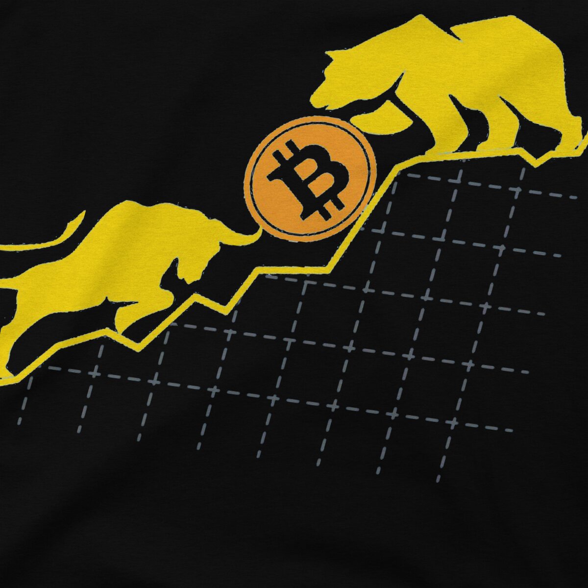 Bitcoin Vintage Polyester T Shirt