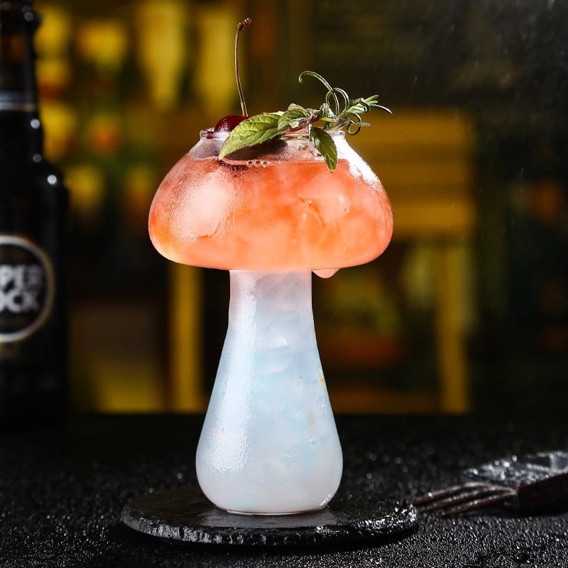 Mushroom Cocktail Glass Cup