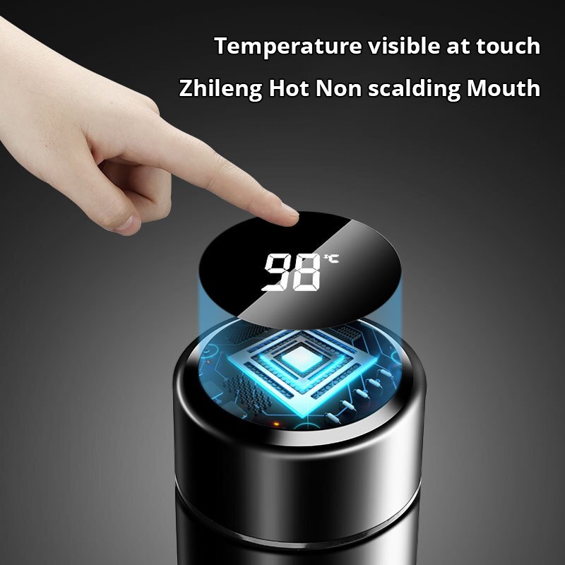 Thermos Bottle for Temperature Display