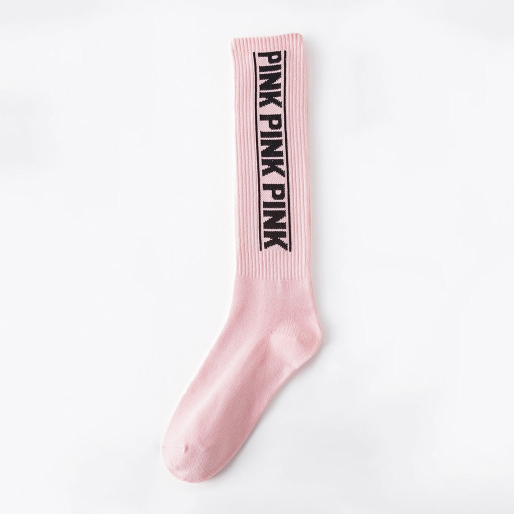 Pink Long Socks