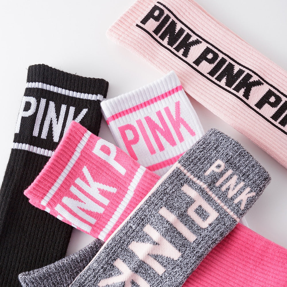 Pink Long Socks