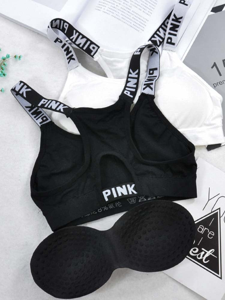 Pink Sport bra