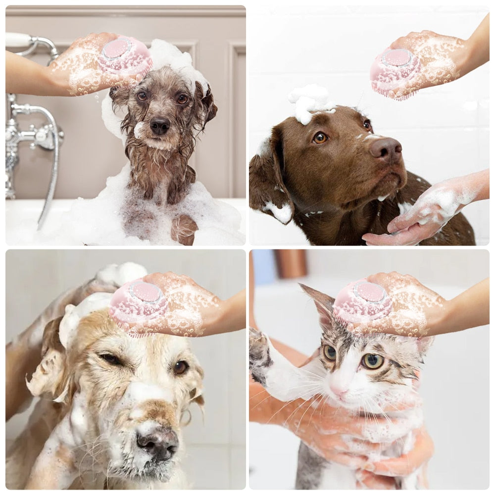 Pet Massager Bath Brush