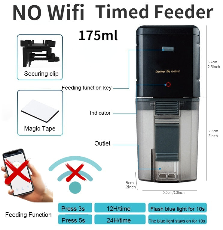 Automatic  FeederWifi Smart Phone App