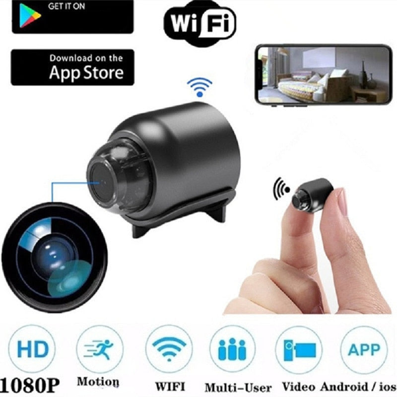 1080P HD Mini Camera WiFi Baby Safety Security Night vision