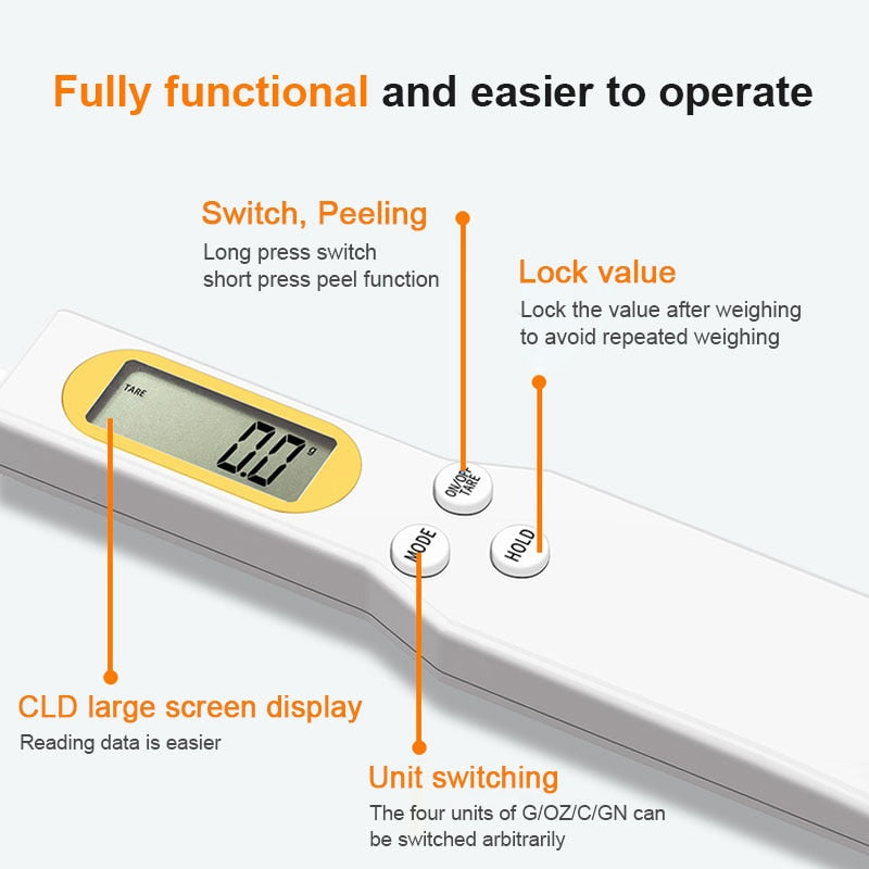 Spoon Digital Scale 500g 0.1