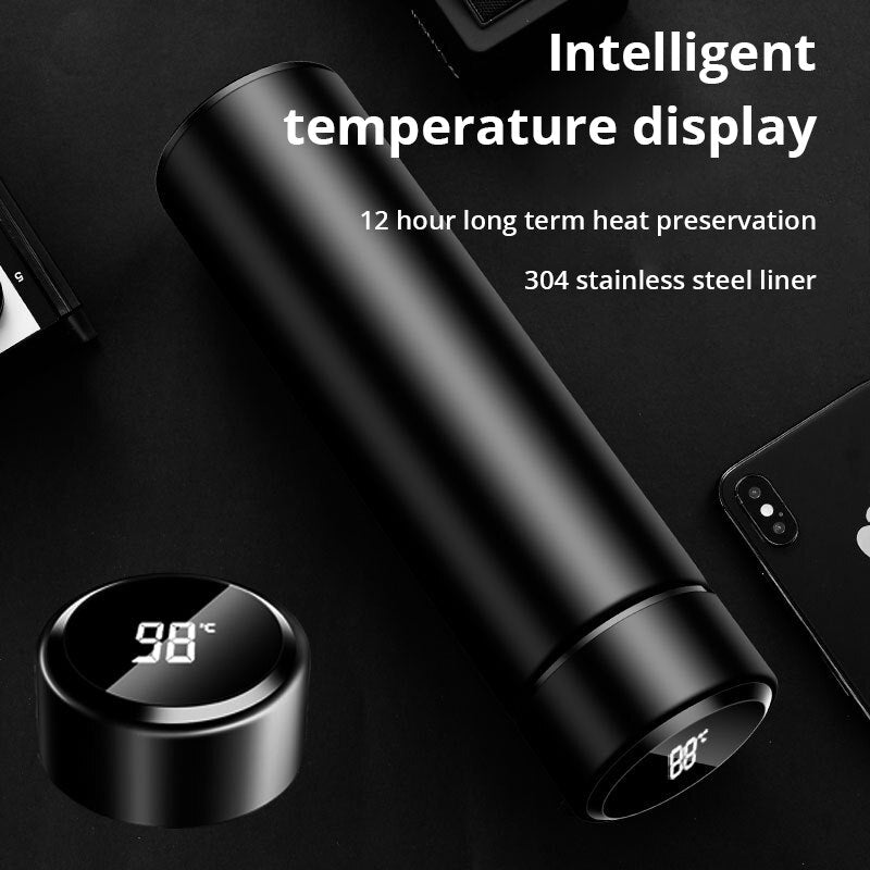 Thermos Bottle for Temperature Display