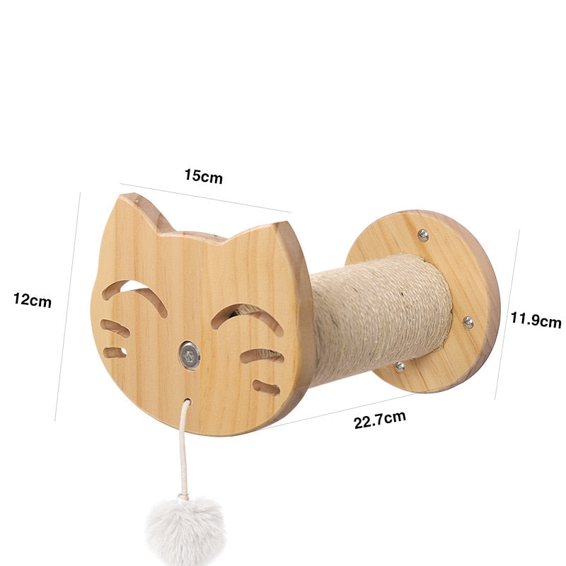 Set Wooden Cat Tree House