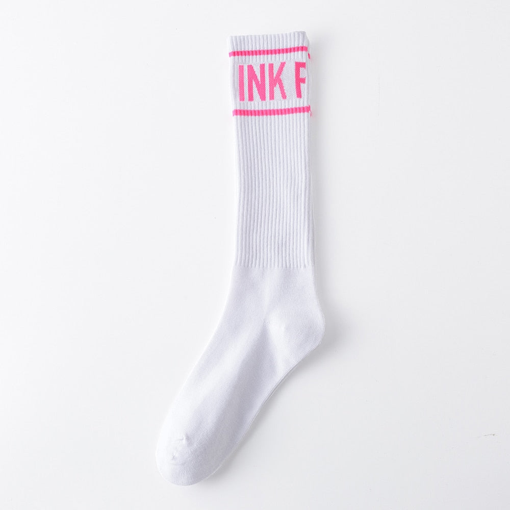 Pink Long Socks