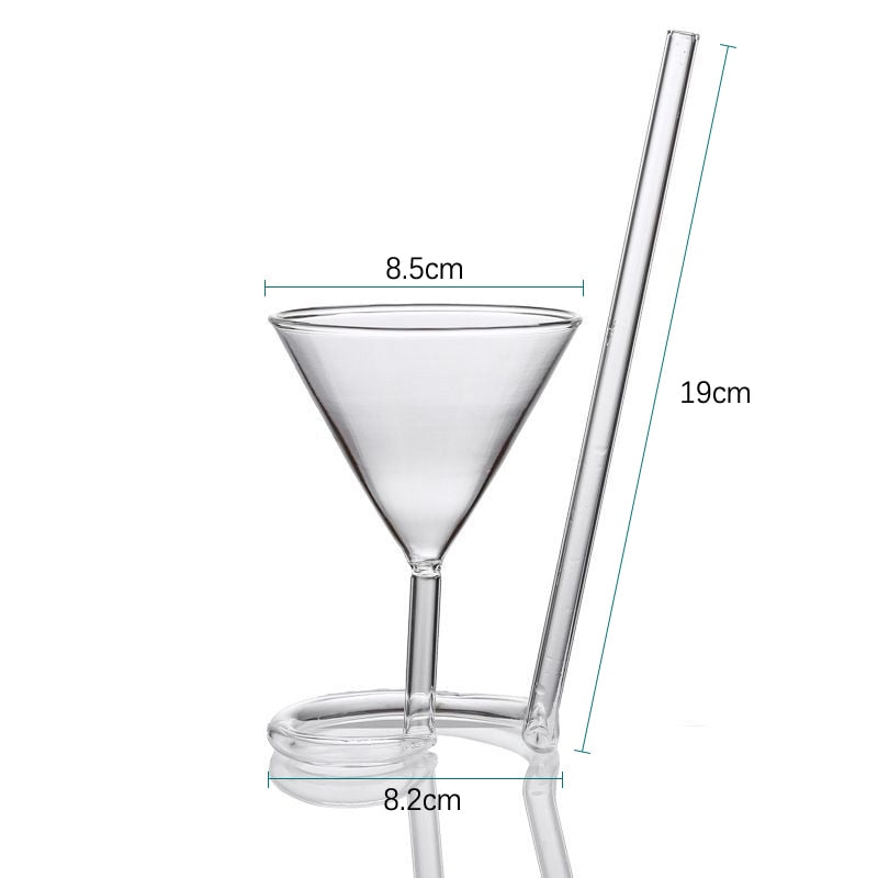 Spiral Cocktail Glass Revolving Glass for Bar Party