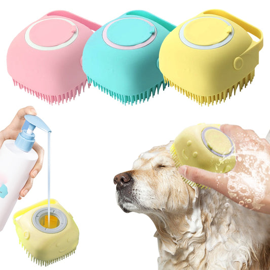 Pet Massager Bath Brush