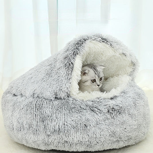 Cat Bed House Warm 2 In 1